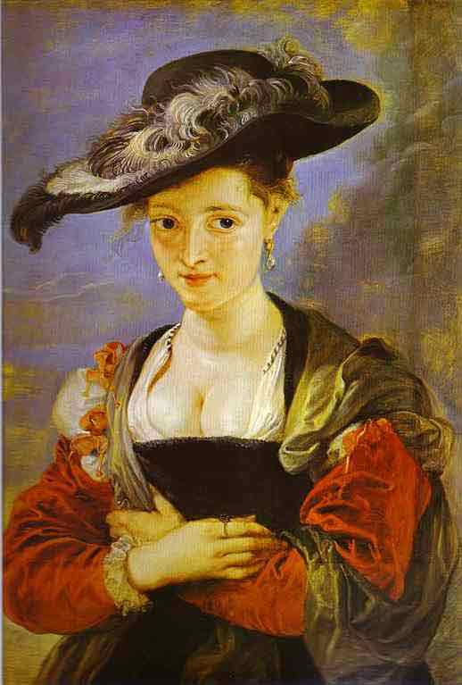 Portrait of Susanne Fourment (Le Chapeau de paille). c.1625