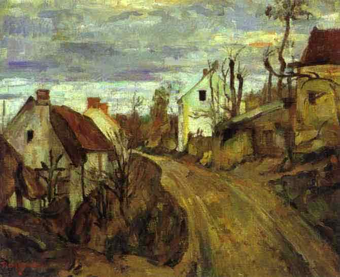 Village Road, Auvers. c.1872