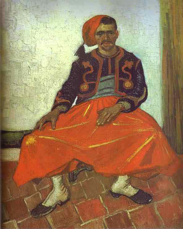 Zouave Milliet Seated. June 1888