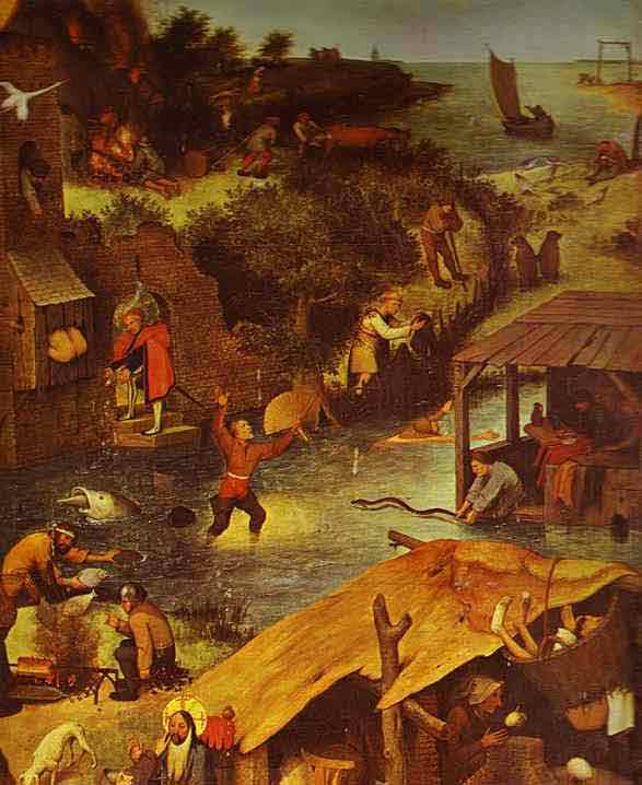 The Flemish Proverbs. Detail. 1559