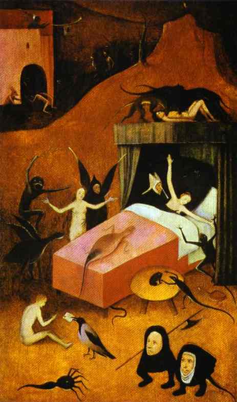 Oil painting:Death of the Reprobate.