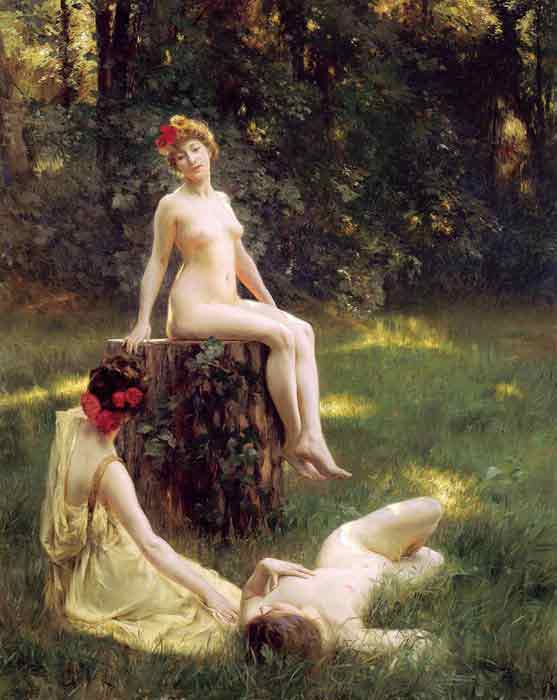 Oil painting for sale:The Glade, 1900