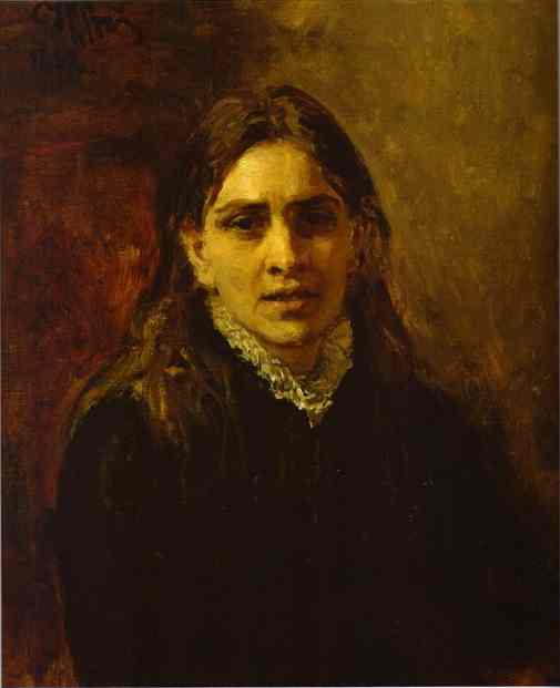 Oil painting:Portrait of the Actress Pelageya Strepetova. 1882