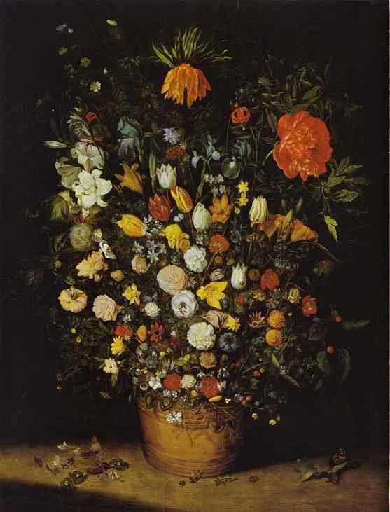 Oil painting:Bouquet. 1606