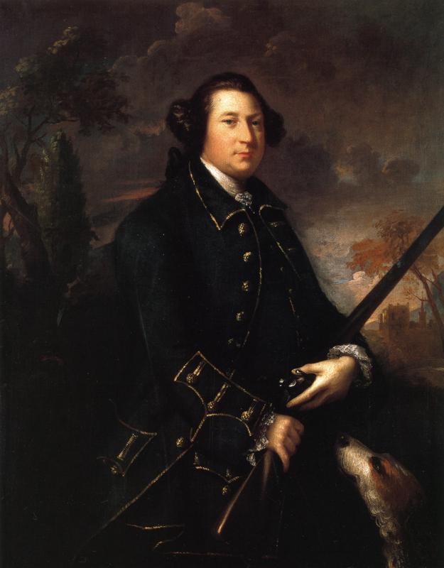 Oil painting:Clotworthy Skeffington, Later 1st Earl of Massereene. 1744