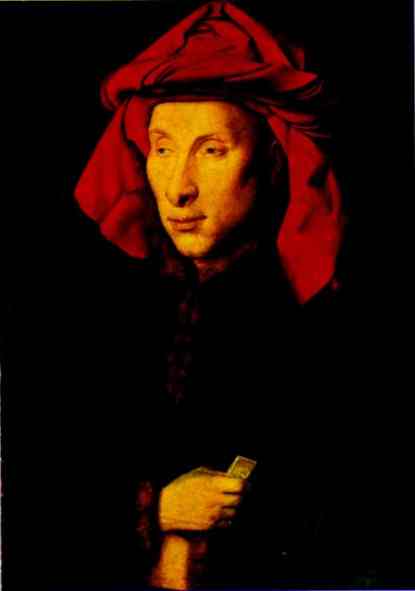 Oil painting:Giovanni Arnolfini. 1434
