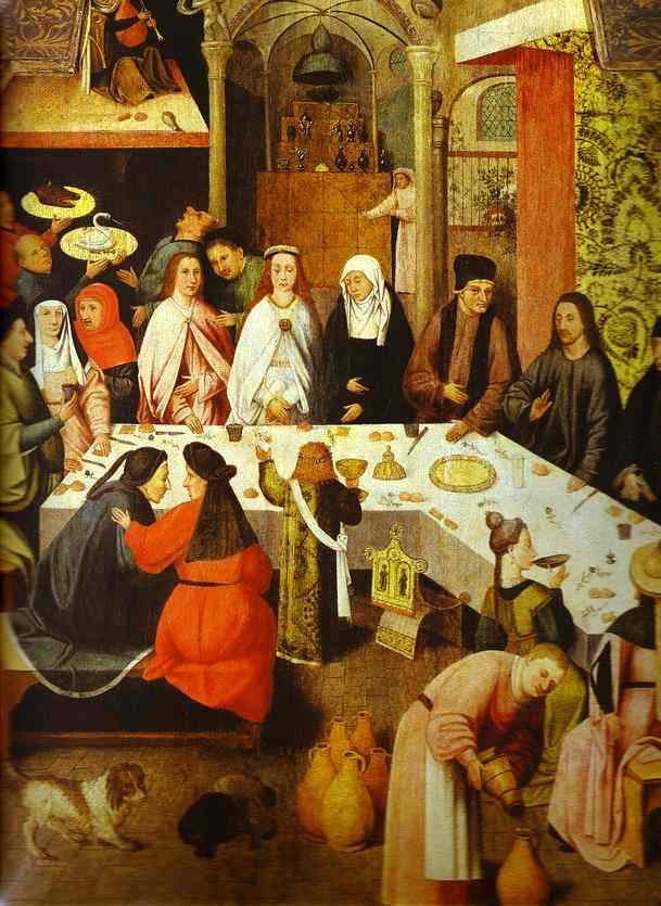 Oil painting:Marriage Feast at Cana.