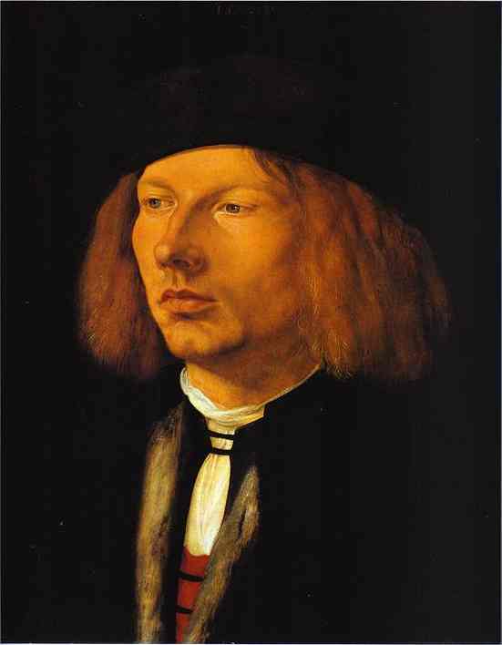 Oil painting:Portrait of Burkard von Speyer. 1506