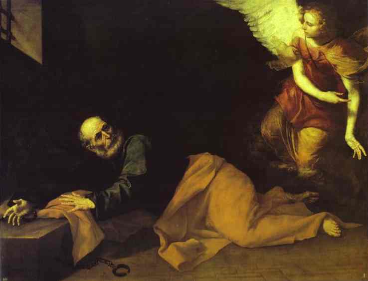 Oil painting:The Deliverance of St. Peter. 1639