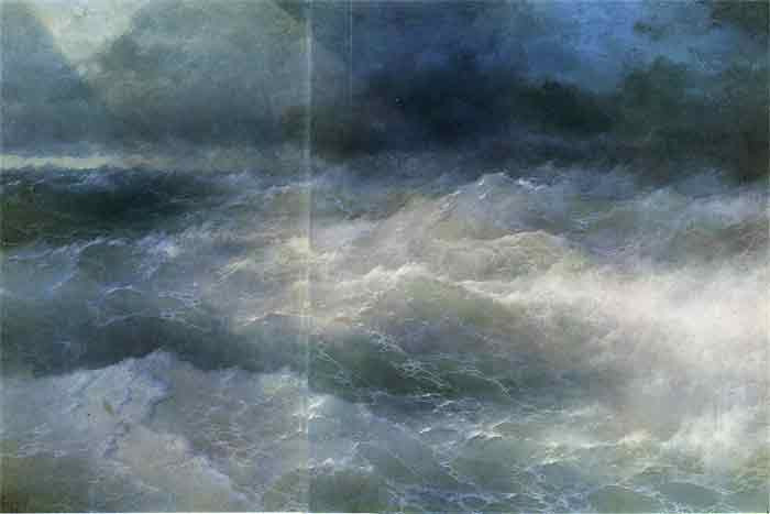 Oil painting for sale:Amidst the Waves, 1898