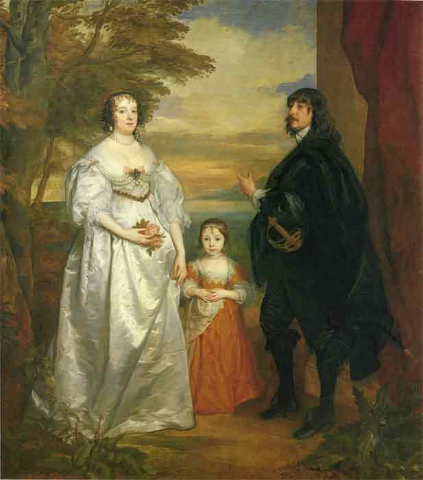 Oil painting for sale:James, Seventh Earl of Derby, His Lady and Child