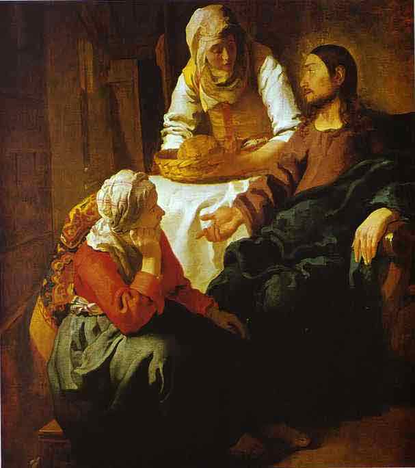 Christ in the House of Mary and Martha. c.1654-1655