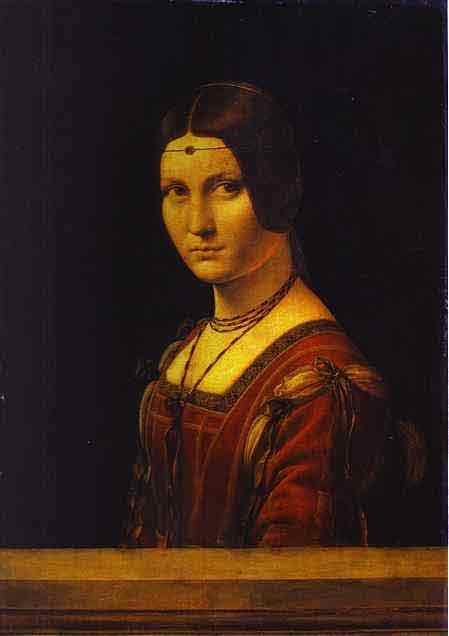 Portrait of an Unknown Woman (La Belle Ferroniere). c.1490