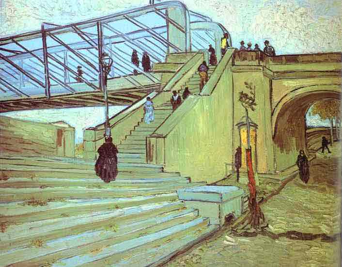 The Trinquetaille Bridge. Arles. October 1888