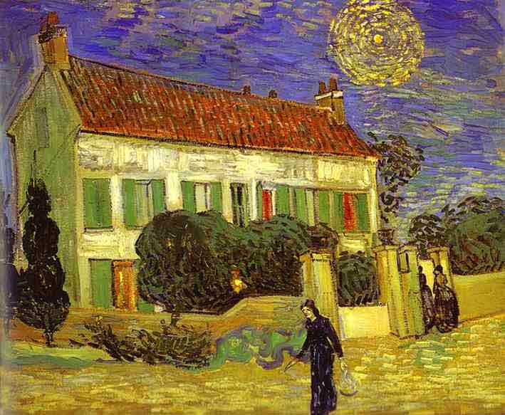 The White House at Night (La maison blanche au nuit). 1890