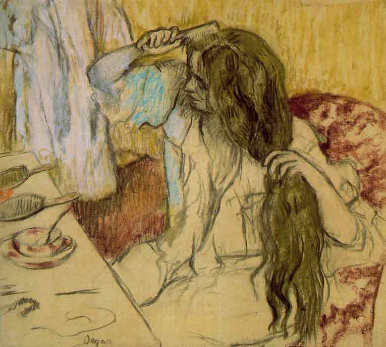 Woman at Her Toilette