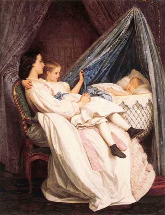 Oil painting for sale:The New Arrival, 1861