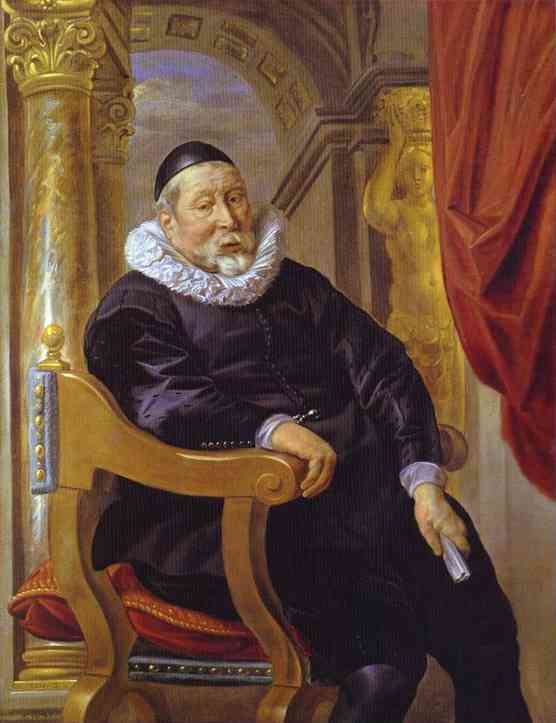 Oil painting:Portrait of a 73-year-old Man. 1641