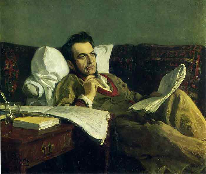 Oil painting for sale:Portrait of a composer, 1887