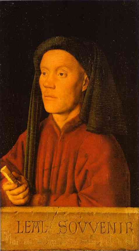 Oil painting:Portrait of a Young Man. 1432