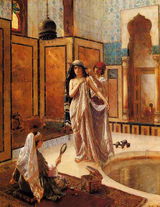 Oil painting for sale:The Harem Bath