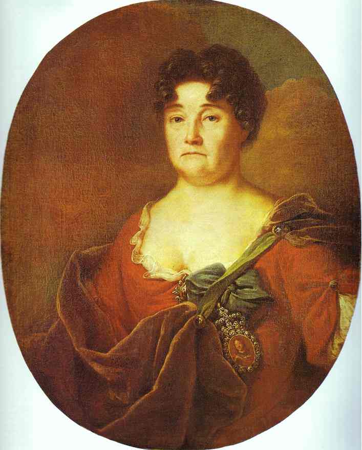 Oil painting:Portrait of the Princess A. P. Golitzina. 1728