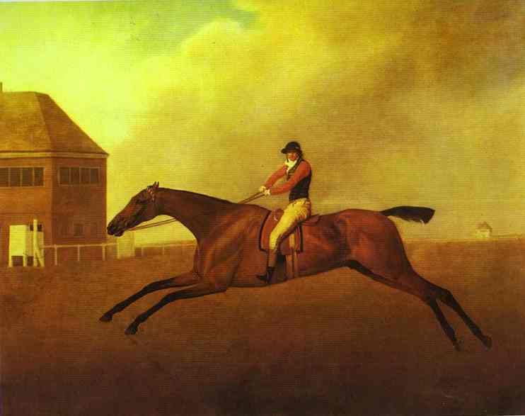 Oil painting:Baronet with Samuel Chifney. 1791