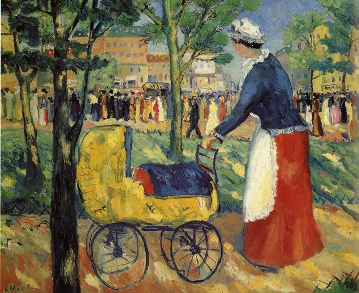 Oil painting:Boulevard. 1903