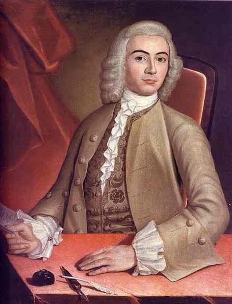 Oil painting:Charles Pelham. 1753