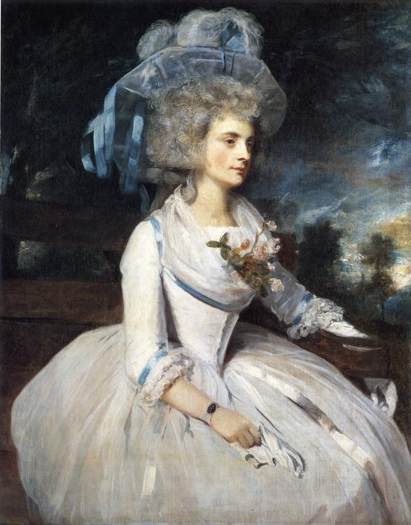 Oil painting:Lady Skipwith. 1787