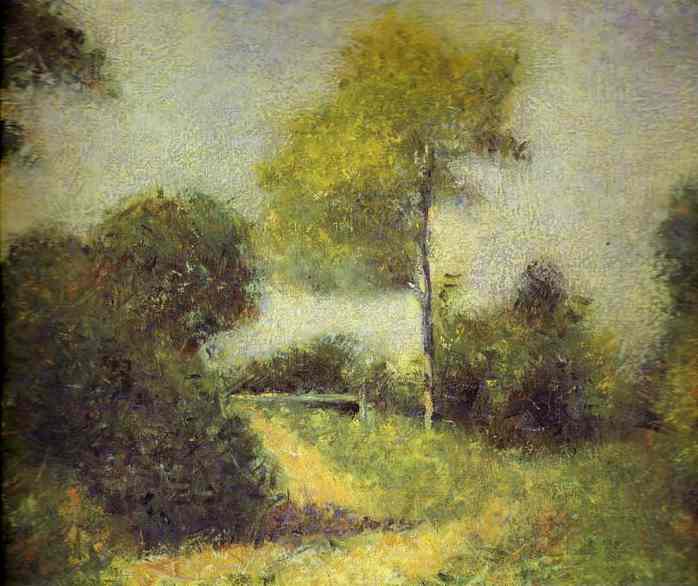 Oil painting:Landscape. c. 1882