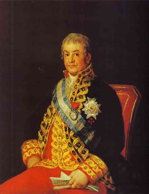 Oil painting:Portrait of Jose Antonio, Marques Caballero K
