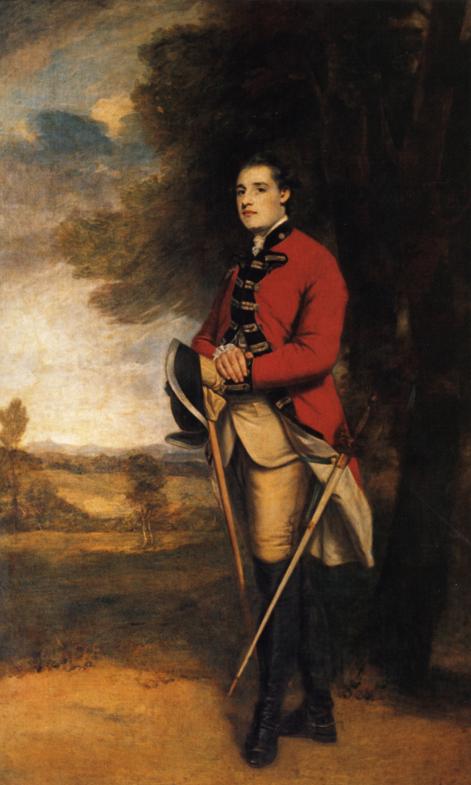 Oil painting:Sir Richard Worsley. 1775