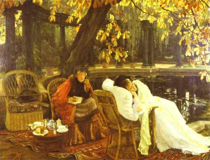 Oil painting:The Convalescent. c.1875