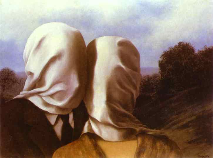 Oil painting:The Lovers. 1928