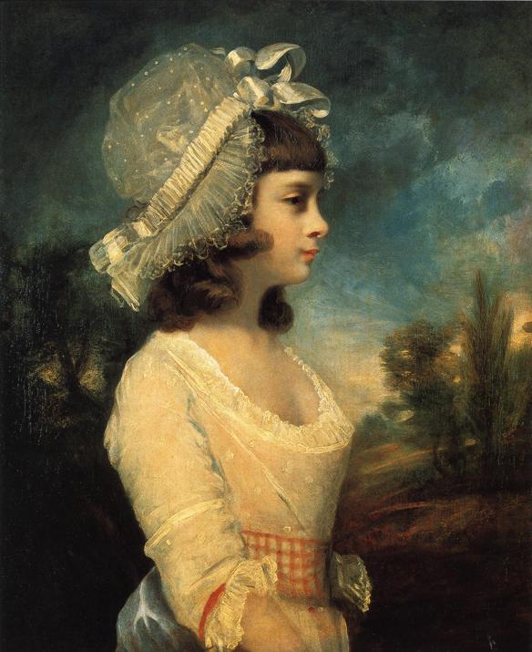 Oil painting:Theresa Parker. 1787