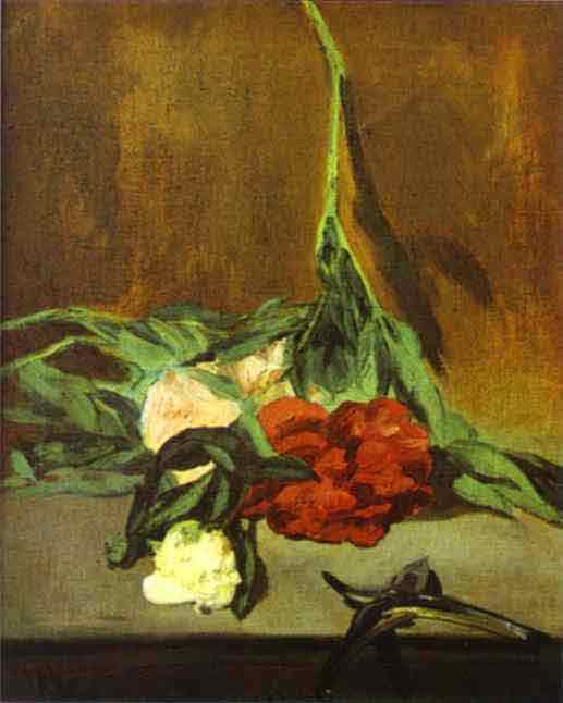 Peony Stem and Shears. 1864