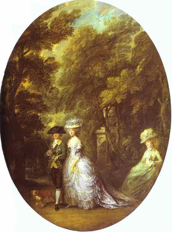 Portrait of Henry, Duke of Cumberland, with the Duchess of Cumberland and Lady Elizabeth Luttrell. 1
