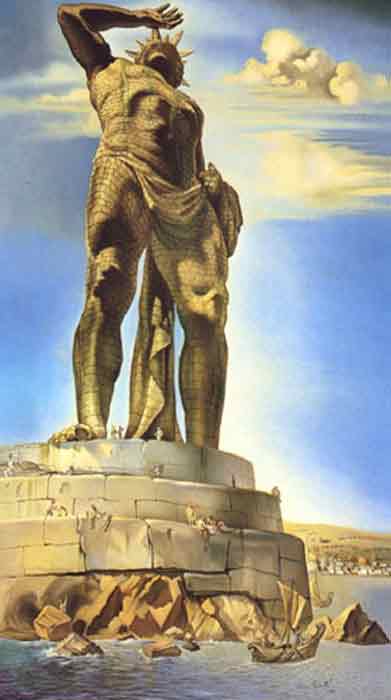 Oil painting for sale:The Colossus of Rhodes, 1954