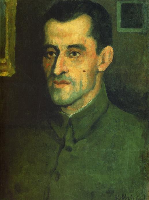Oil painting:Portrait of V.A.Pavlov. 1933