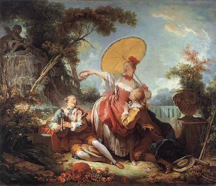 Oil painting for sale:The Musical Contest, c.1754