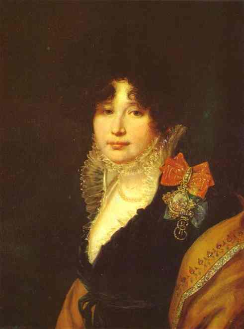 Oil painting:Portrait of the Princess A. V. Scherbatova. c.1808