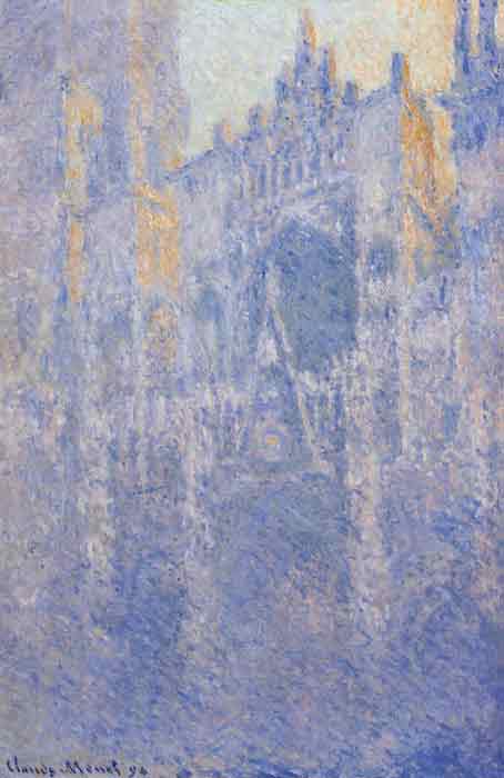 Oil painting for sale:Rouen Cathedral, the Portal, Morning Fog , 1893