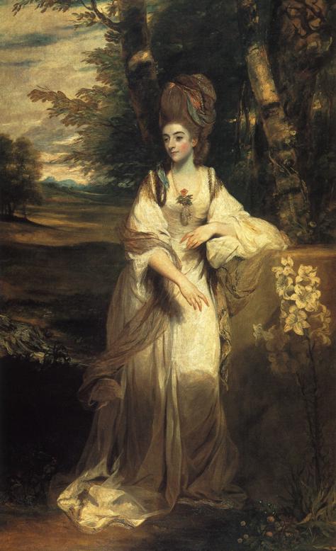 Oil painting:Catherine, Lady Bampfylde. 1776