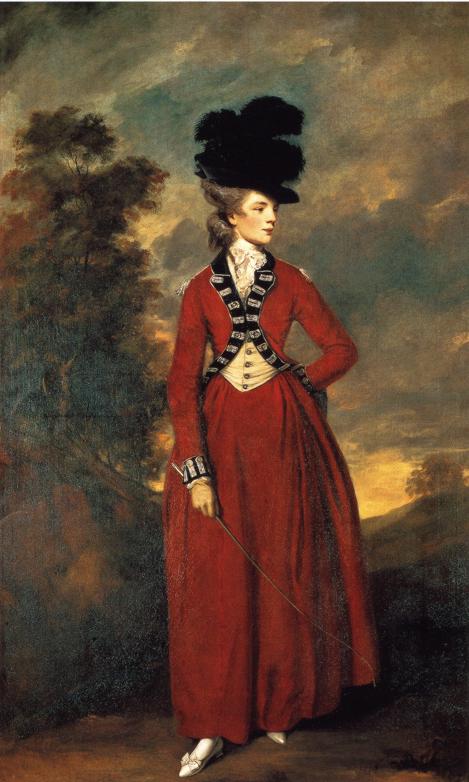 Oil painting:Lady Worsley. 1776