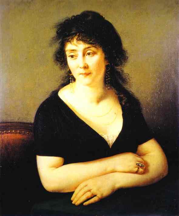 Oil painting:Portrait of Mme Bruy