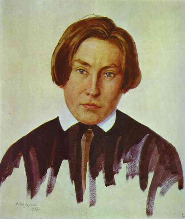 Oil painting:Portrait of N.N. Yevreinova. 1927