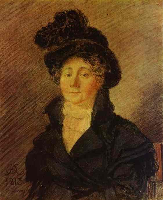 Oil painting:Portrait of Villo. 1813