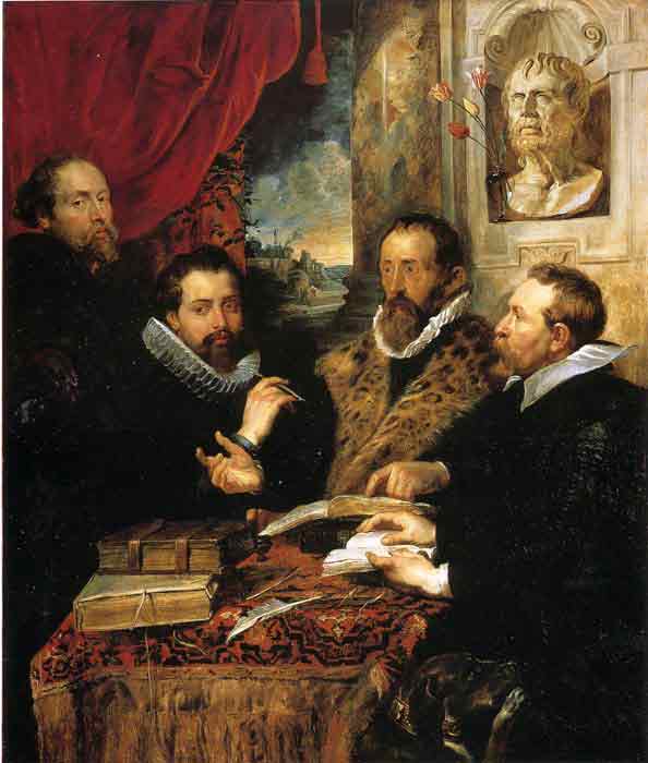 Oil painting for sale:Four Philosophers, 1614