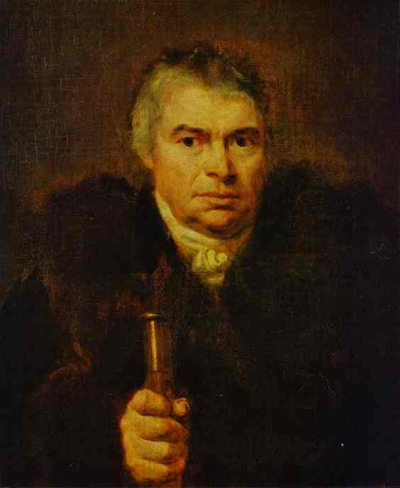 Oil painting:Portrait of A. K. Shvalber. 1804